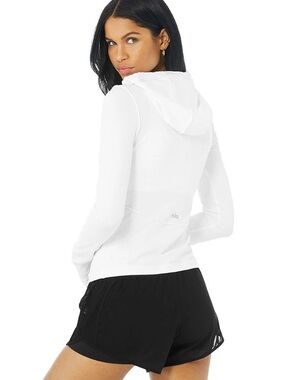 Alosoft Hooded Runner long sleeve - Whitw